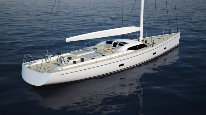 SW 102 DS Sailing Yacht Cockpit View