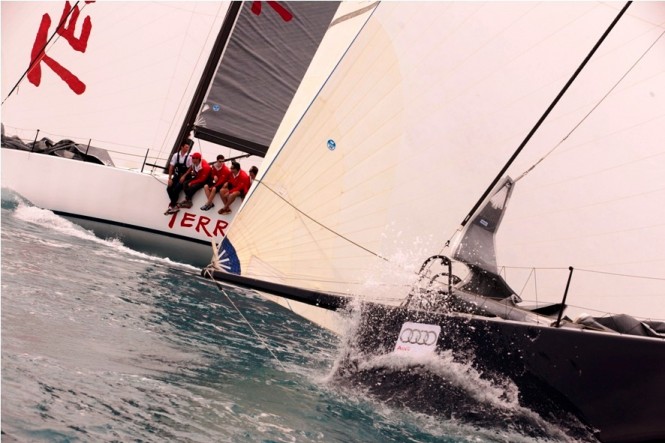 All lined up - close racing on Day one - Photo by Andrea Francolini