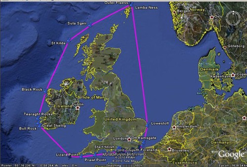 Change of course announced for the Sevenstar Round Britain and Ireland Race
