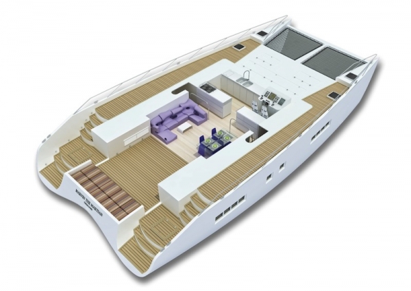 Marvin 50 motor catamaran