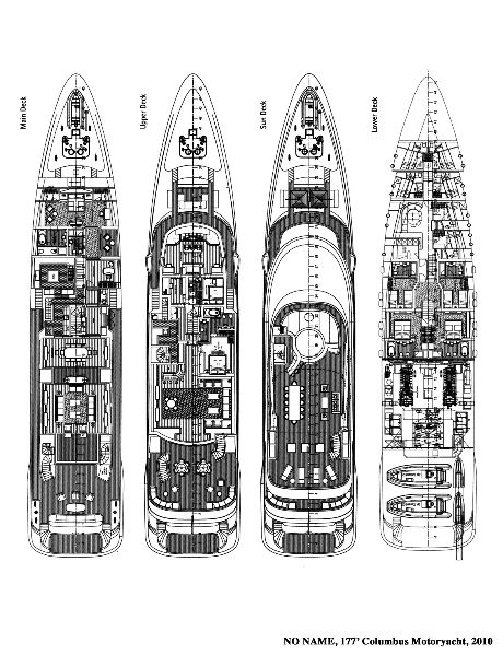 Motor Yacht Layout Columbus 177