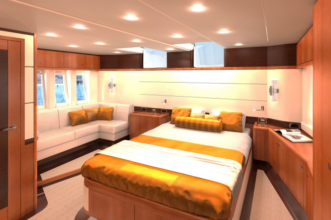 Oyster 885 Cabin - Photo Credit Oyster Marine