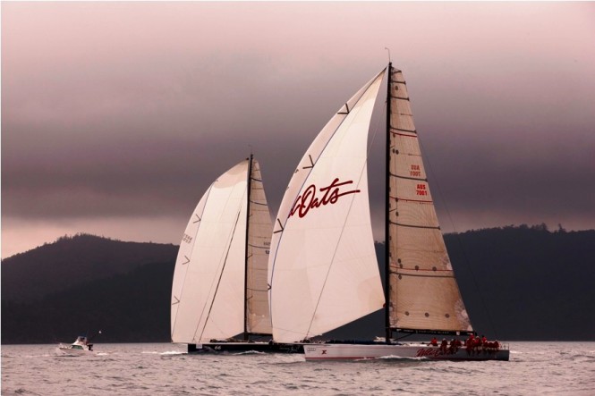 Racing yachts Wild Oats X and Black Jack - Day 1 Hamilton Island Race Week