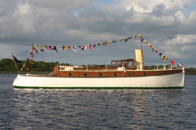 Seagull, built for the Shackleton family in 1911, is a beautiful example of a gentleman's cruiser and will make a wonderful addition to the Classic Regatta display. Photo Credit Calssic Sail Ireland