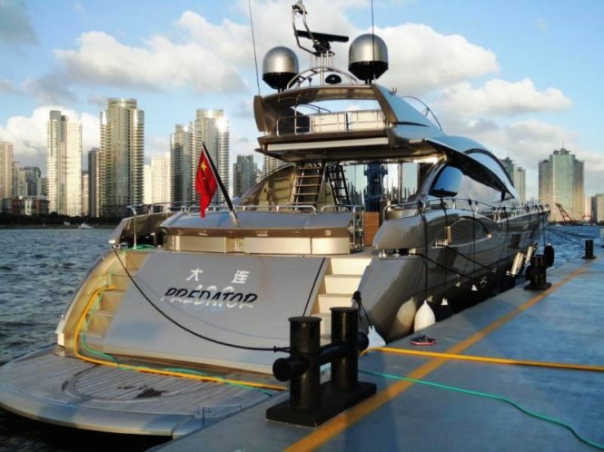 Sunseeker motor yacht Predator 108 Special Edition - Photo Credit Sunseeker China 