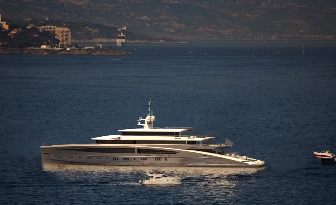 Superyacht Columbus 245 Exterior -  Image courtesy of Palumbo