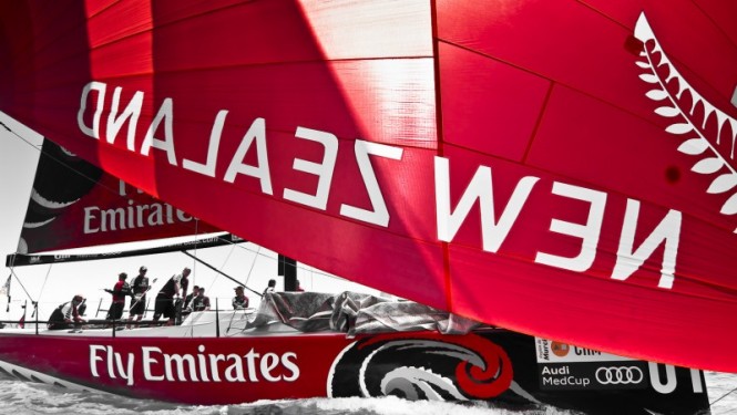 TP52 Tranning day - Emirates Team New Zealand Trofeo Caja Mediterráneo Región de Murcia - Audi MedCup Circuit Photo Credit  Ainhoa SanchezAudi MedCup