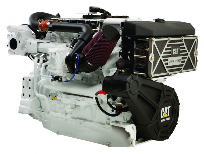 The Caterpillar C18 ACERT Marine Diesel Engine with new 930 mhp Rating