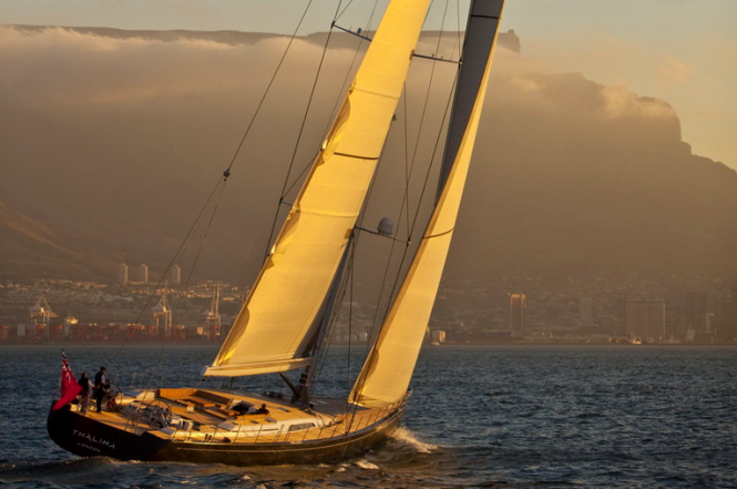 Yacht Thalima Under sail