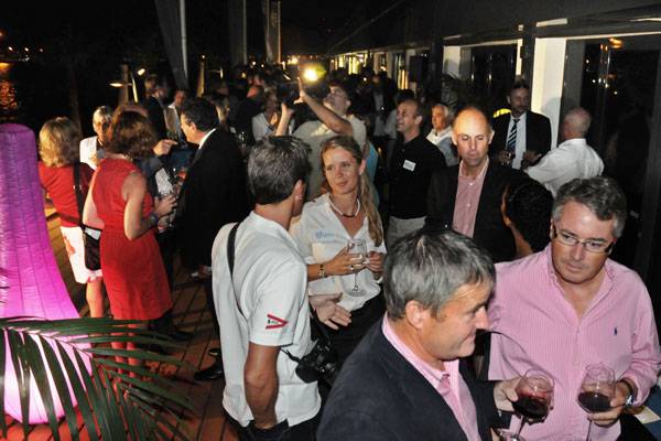 Guests at Volvo Ocean Race Headquarters in Alicante celebrate the completion of the new facility and Race Control Room.  Photo Credit Volvo Ocean Race