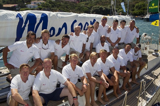 MONSOON JAGUAR team, winner of the Sparkman & Stephens division - Photo credit Rolex  Carlo Borlenghi.