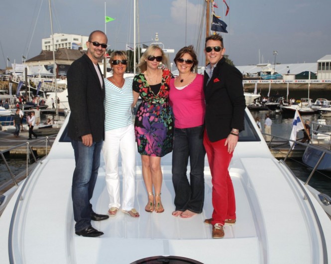 Platinum Ticket guest enjoy life onboard a Princess Motor Yacht at the PSP Southampton Boat Show Photo Credit onEdition
