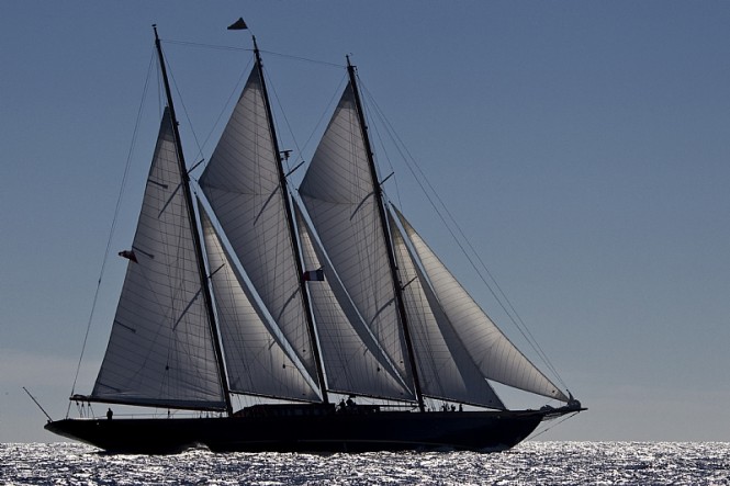 Sailing yacht CREOLE at Les Voiles de Saint-Tropez France  - Photo credit Rolex Carlo Borlenghi