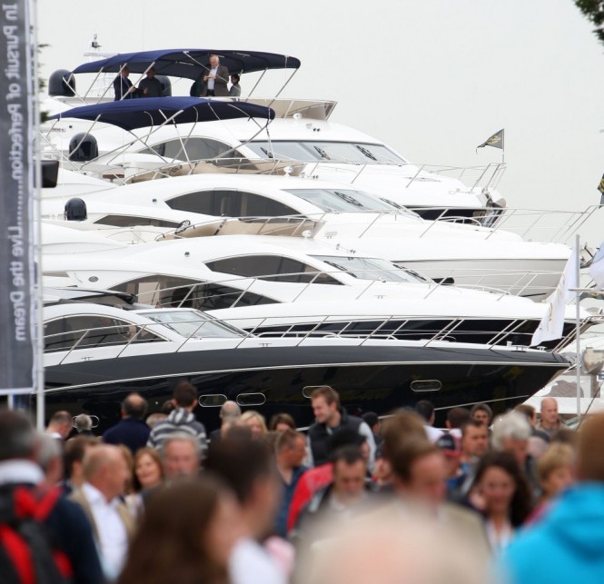 Sunseekers at the PSP Southampton Boat Show. Photo Credit onEdition