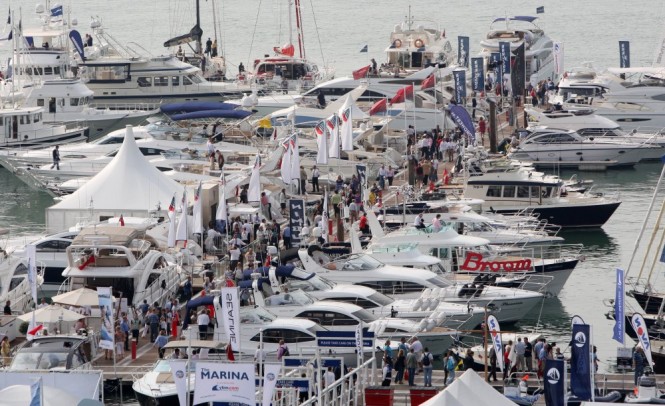 View of the Marina at the PSP Southampton Boat Show Photo Credit onEdition