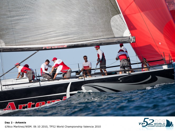 Artemis TP52 World Championship Valencia 2010 Credit Nico MartinezWSM 