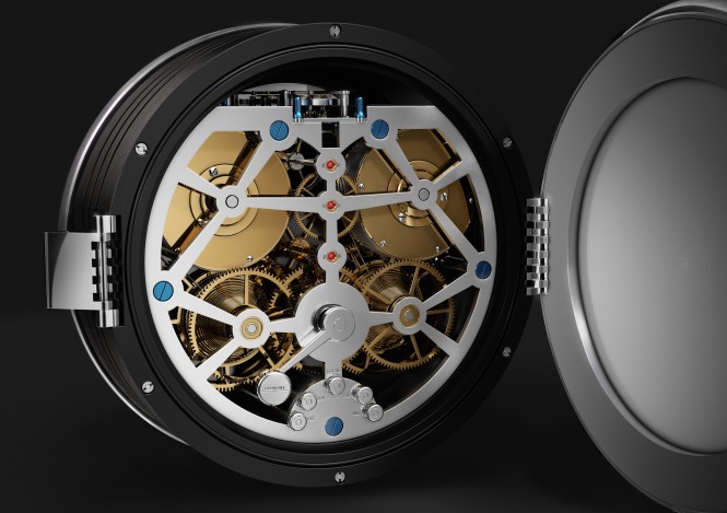 Bremont’s B-1 Marine Clock (Back)