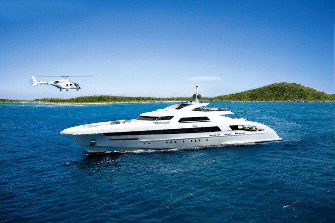 Heesen Yachts new 65m Fast Displacement Hull Form (FDHF) Superyacht which will be delivered in June 2013.