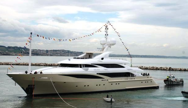 MotorYacht KOLAHA at her Launch in March 2010