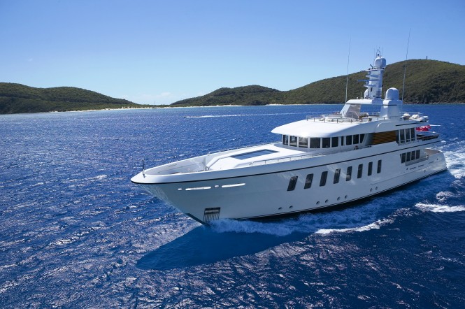 The Feadship built F45 motor yacht Gladiator (ex Sirius )