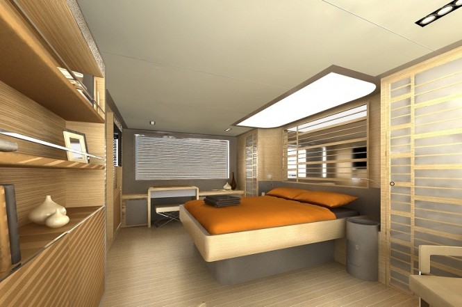 The VD125 Marco Polo explorer yacht interior