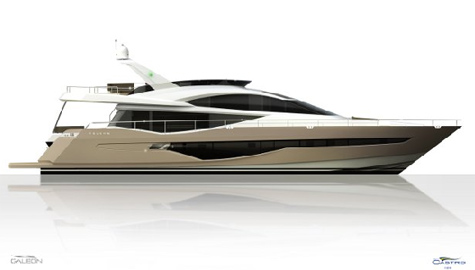 Galeon 780 Crystal motor yacht 