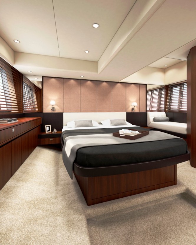 Princess Yachts V56 Full Beam Master Stateroom