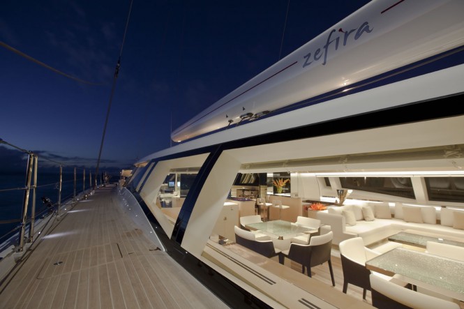 Sailing yacht Zefira designed by Dubois Naval Architects