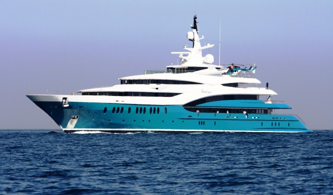 Superyacht SUNRAYS in the Mediterranean – Photo by Yacht Photographer Giovanni Romero as taken in Gibraltar