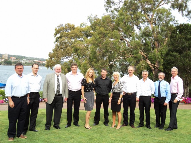 AIMEX Board Photo L-R Richard Chapman, Leigh Berwick, Brian Gagen, Stephen Vincent, Brita Fowler, Brett Vorhauer, MaryAnne Edwards, Alistair Murray, Jeremy Spear, Alan Steber and Barry Jenkins.