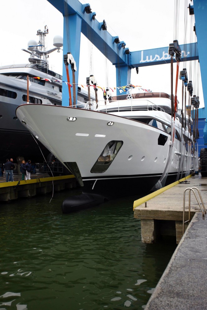 First Crystal 140′ superyacht launch by Benetti