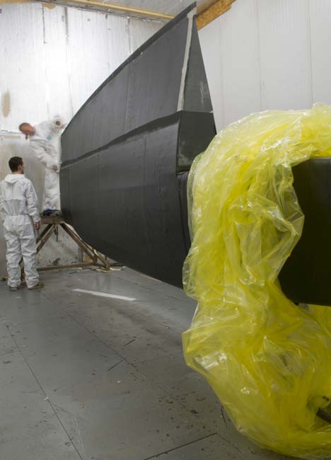 Green Marine builds one of World’s largest composite rudders for Vitters superyacht - Credit Green Marine