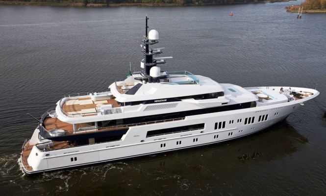 Lürssen Motor yacht Hermitage undergoes Seatrial - Photo Credit Yachting Intelligence