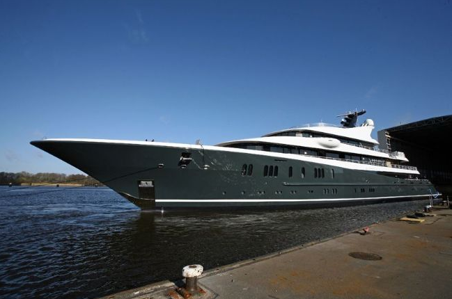 Phoenix 2 superyacht by Lurssen at her launch
