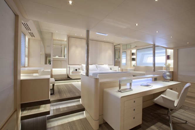 Sailing yacht Zefira Interior - Credit Fitzroy
