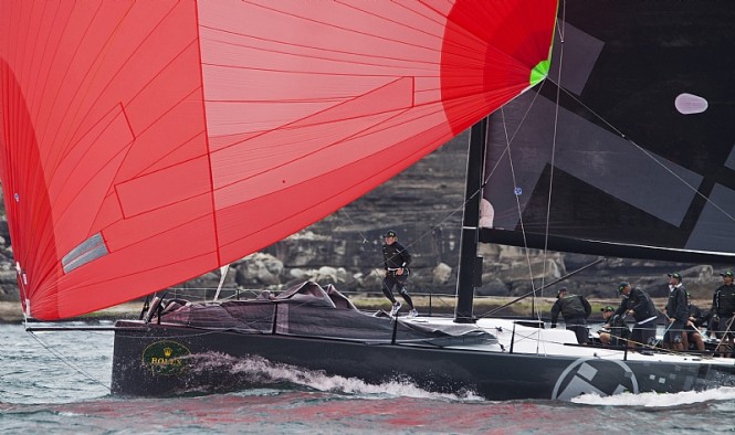 Series leader after 4 races sailing yacht HOOLIGAN, Marcus Blackmore Photo credit Rolex  Daniel Forster