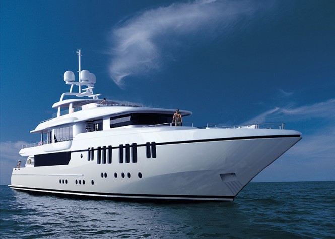 Sunrise 47 motor yacht - Credit Sunrise Yachts