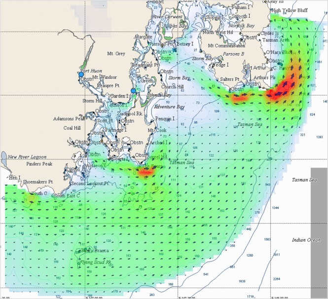 Tidetech’s CSIRO Southeast Tasmania Model