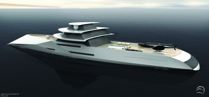 112m Superyacht Centurion Design by Sigmund Yacht Design