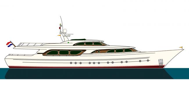 41 metre Motor Yacht Freule