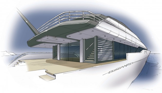 65m motor yacht PANACHE by CMN and Eidsgaard Design