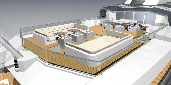 Motor Yacht Project Freedom by Espen Oeino - Bridge Deck