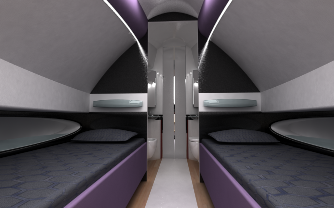 Pama T40 Tender interior by Pama Architetti Design