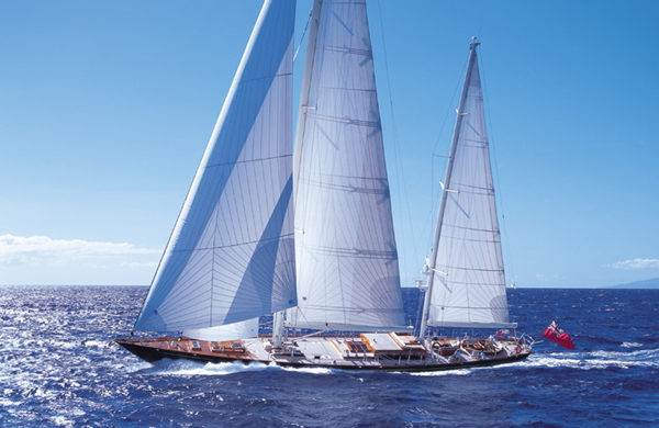 Sail Yacht HUCKLEBERRY ( ex Victoria of Strathearn)  designed by Bill Langan