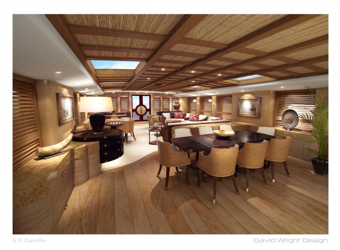 Sailing Yacht ZanZiba Saloon