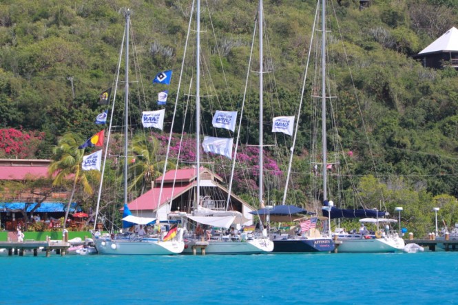 Swan Yachts berthed at the Bitter End Yacht Club (c) Nautor's Swan 2010