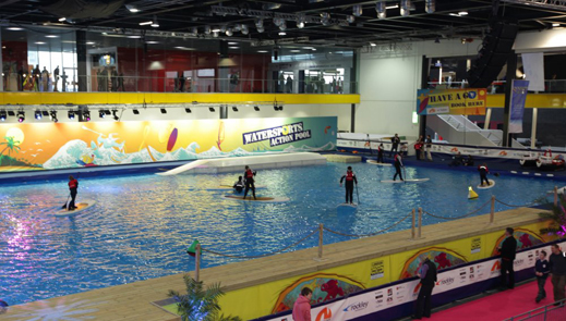 Watersports Pool at the Tullett Prebon London International Boat Show 2011