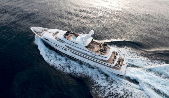 Yacht Candyscape II - Helicopter View