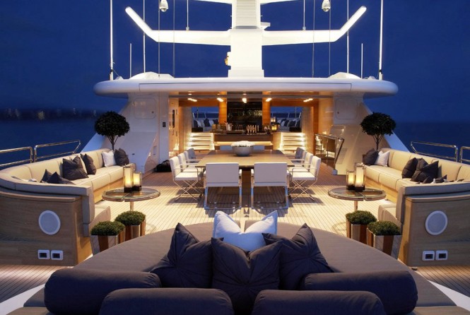 Yacht Candyscape II - Sundeck In the Evening