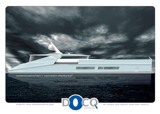 38m Motor yacht Blackout by Docq Concepts